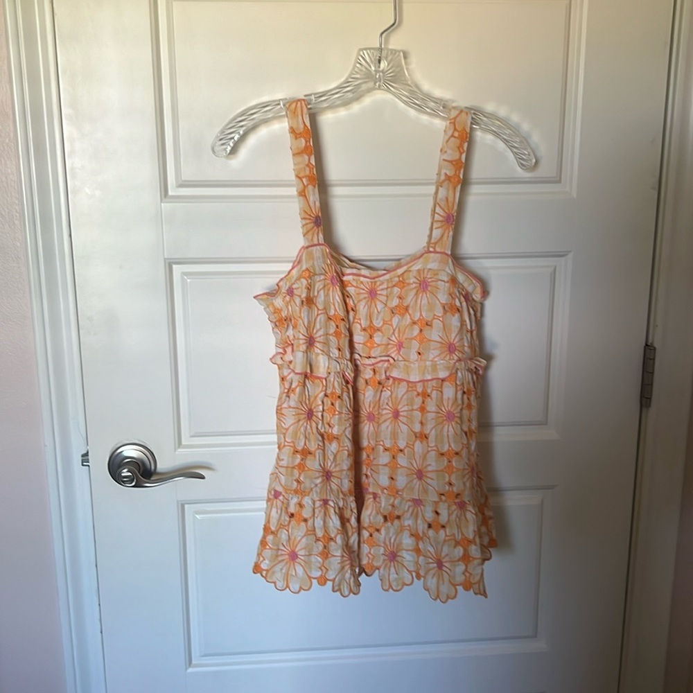 By anthro floral tank top